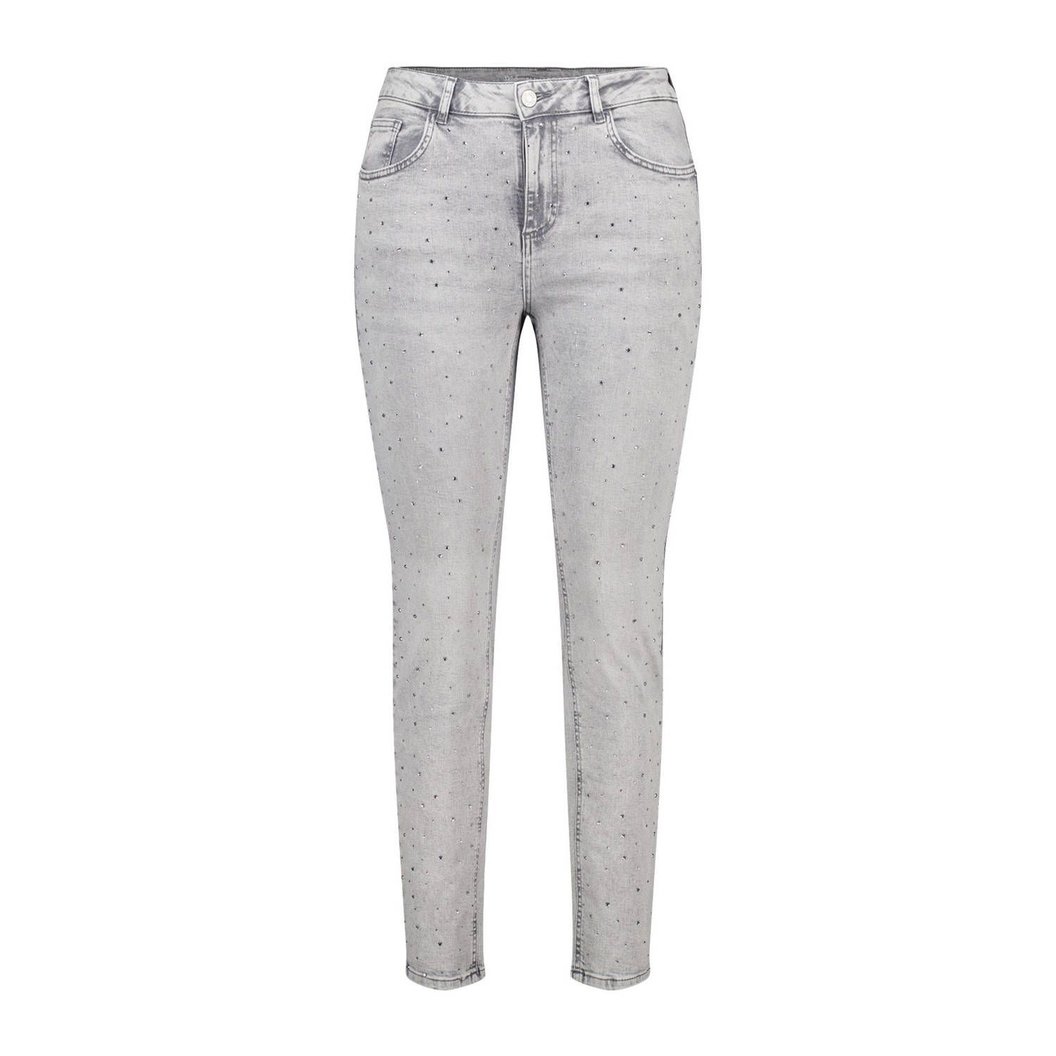 MS Mode slim fit jeans grijs