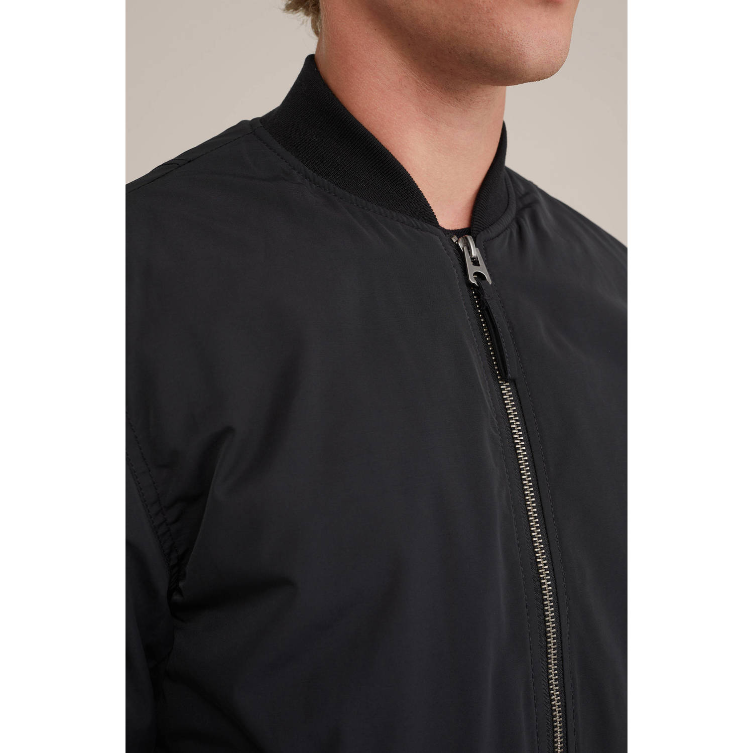 WE Fashion bomberjack donkerblauw