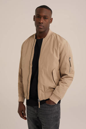 bomberjack beige wood