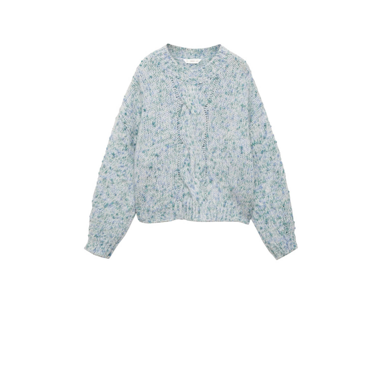 Mango Kids gebreide trui turquoise