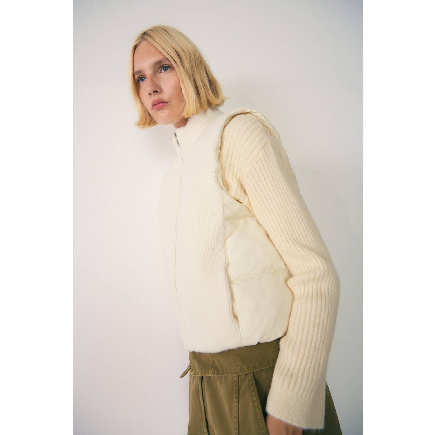 Mango gilet ecru