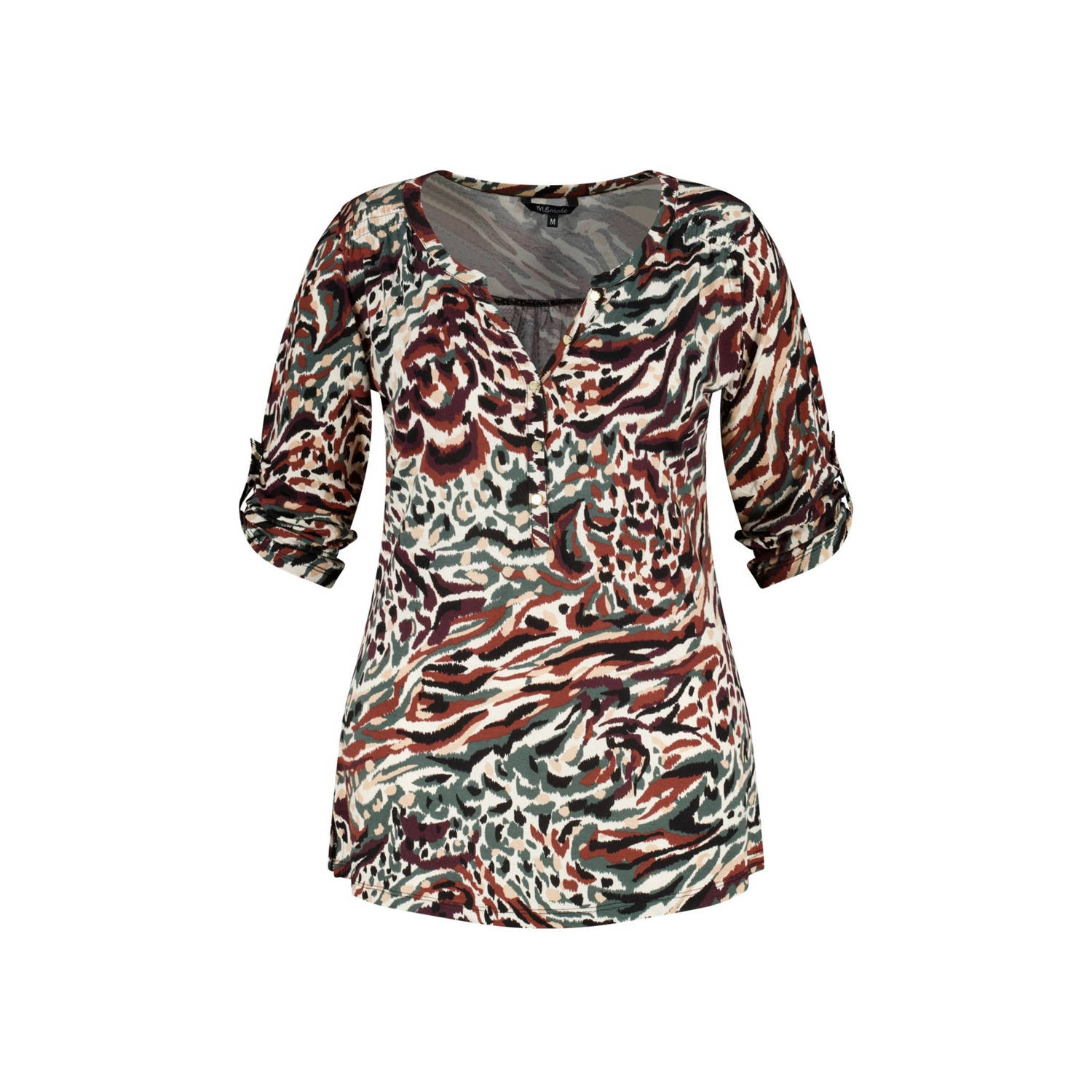 MS Mode top met grafische print