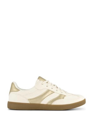 sneakers ecru/goud