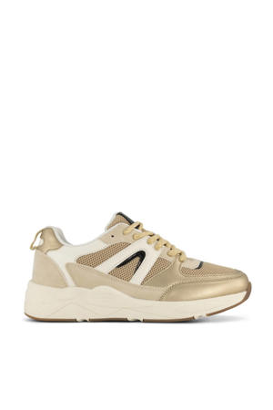 chunky sneakers goud