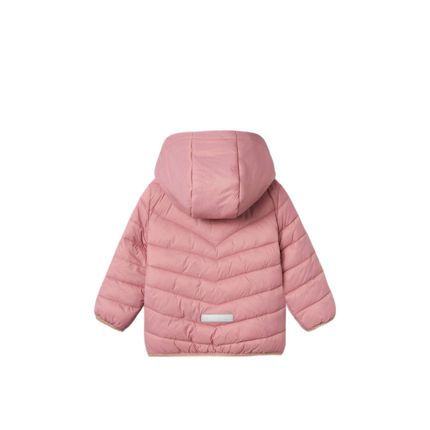 NAME IT MINI gewatteerde winterjas NMFMONAY roze