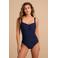 BEACHWAVE corrigerend badpak donkerblauw