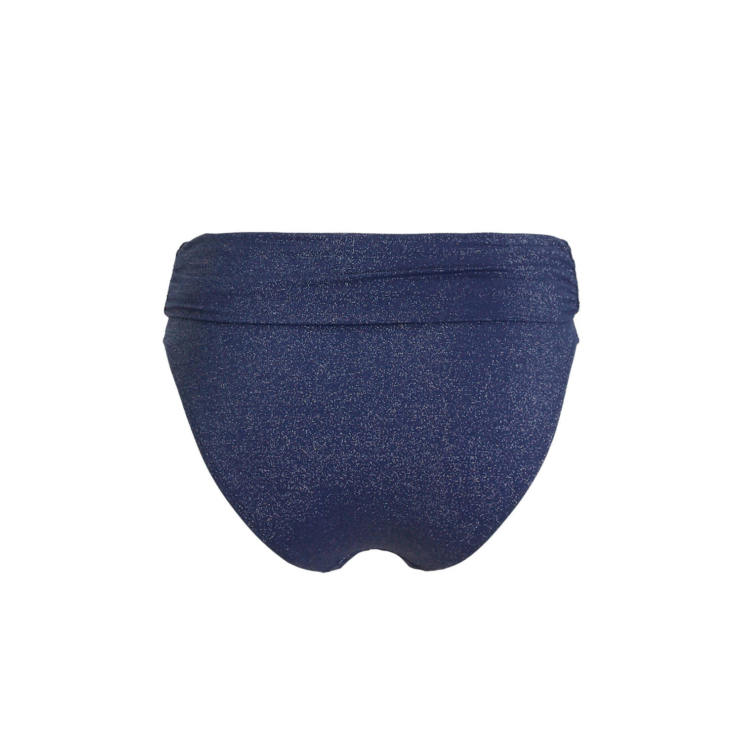 BEACHWAVE omslag bikinibroekje met lurex donkerblauw