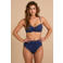 BEACHWAVE omslag bikinibroekje met lurex donkerblauw