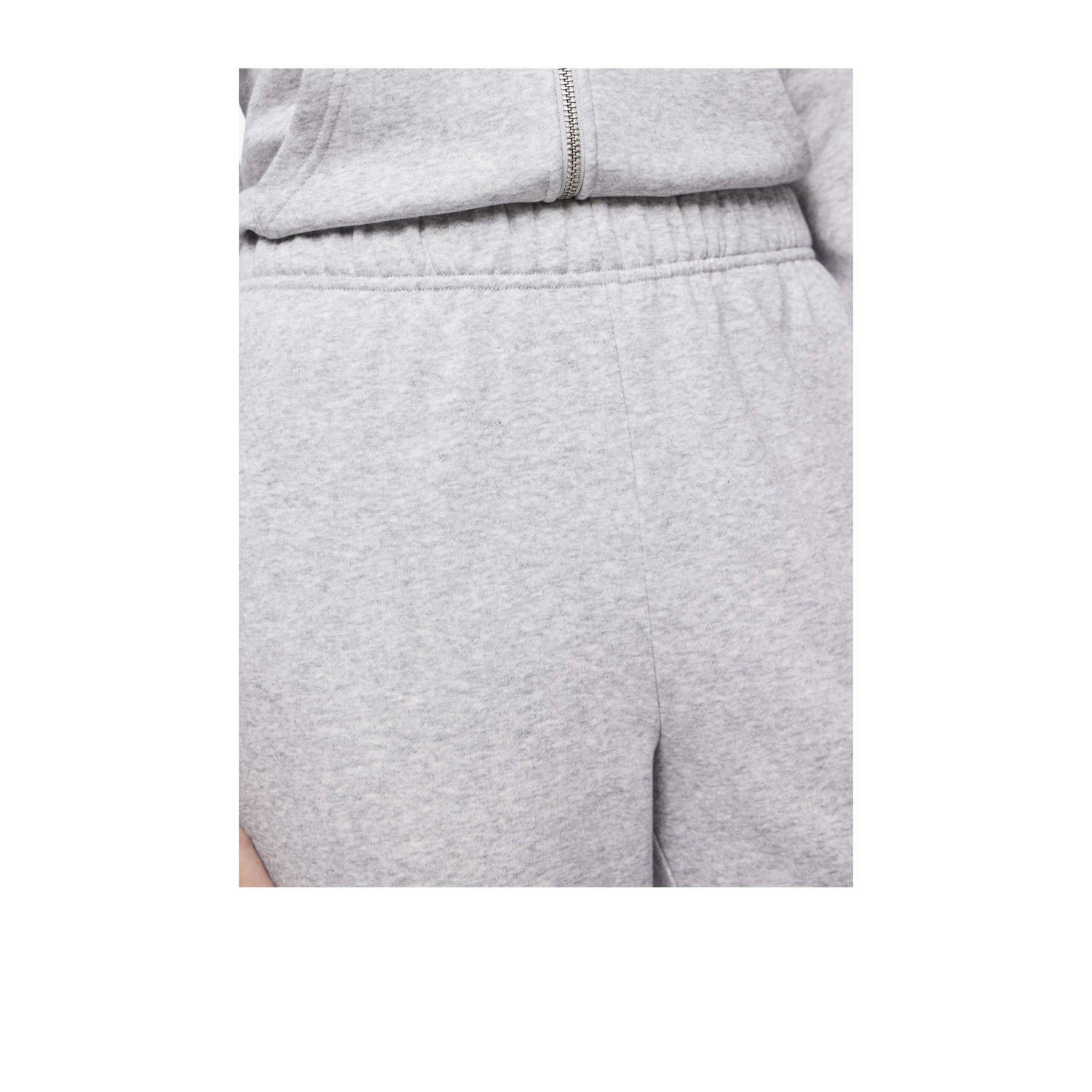 PIECES high waist wide leg sweatpants PCCHILLI lichtgrijs