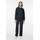 PIECES high waist wide leg sweatpants PCCHILLI donkerblauw