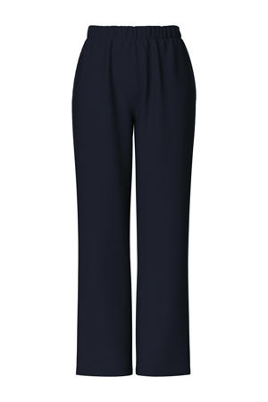 high waist wide leg sweatpants PCCHILLI donkerblauw