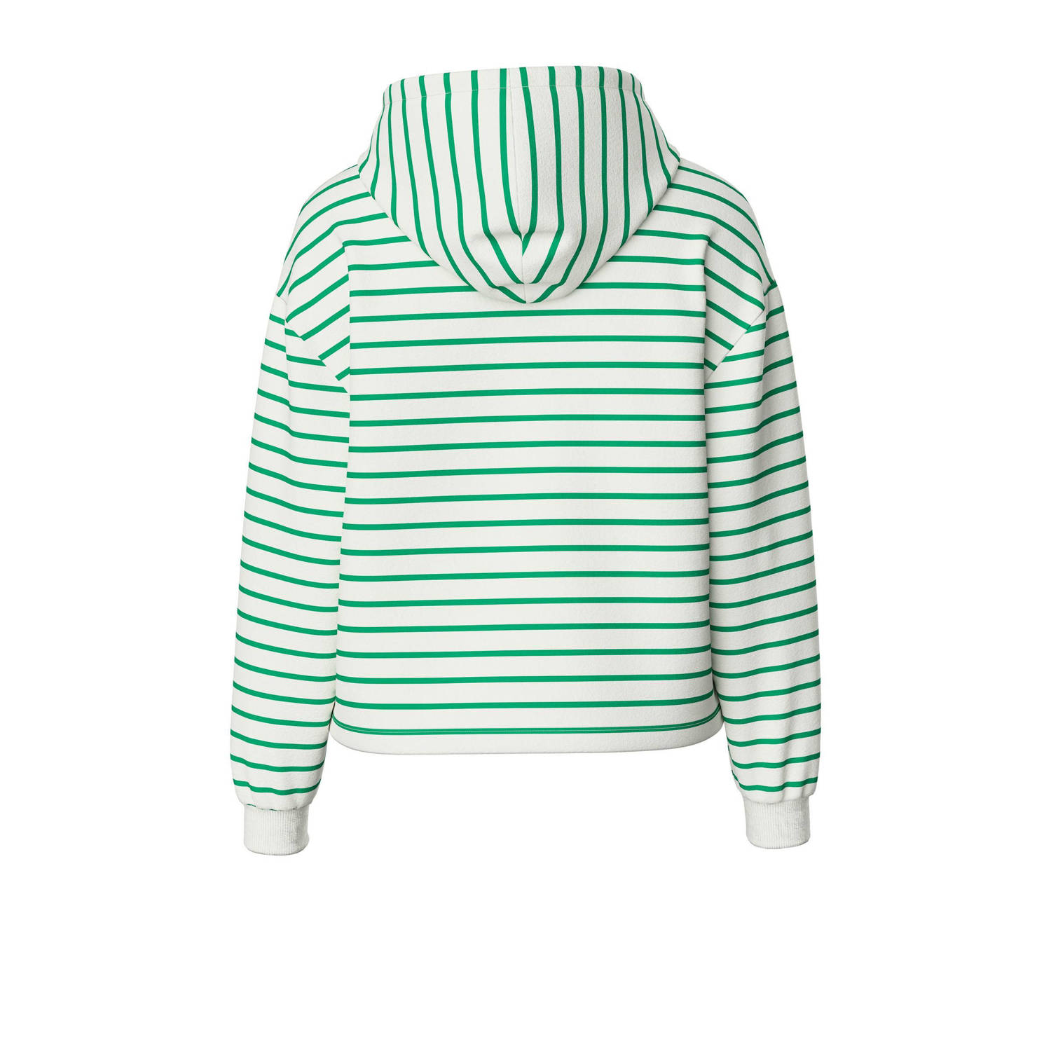 PIECES hoodie PCCHILLI wit groen