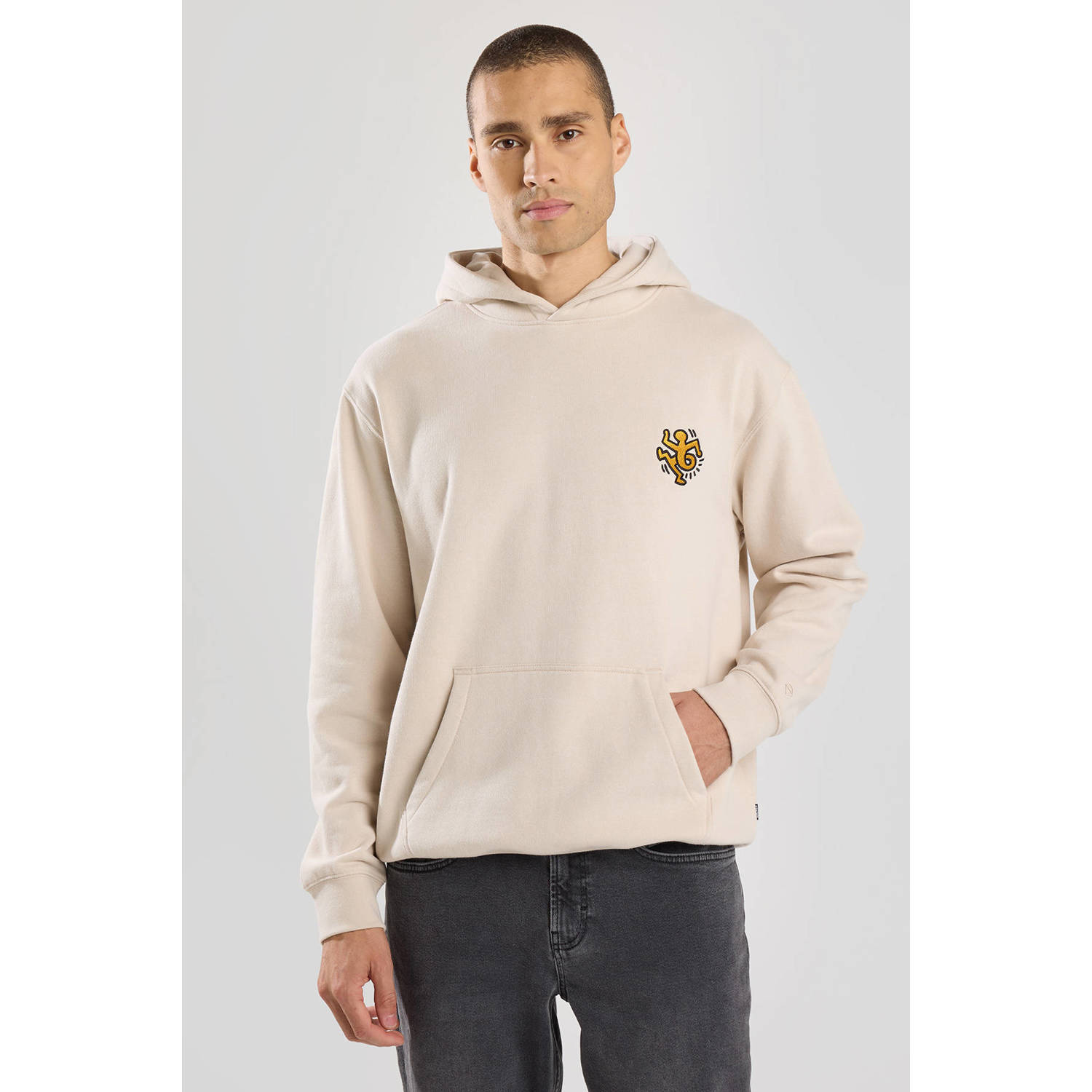 America Today hoodie beige