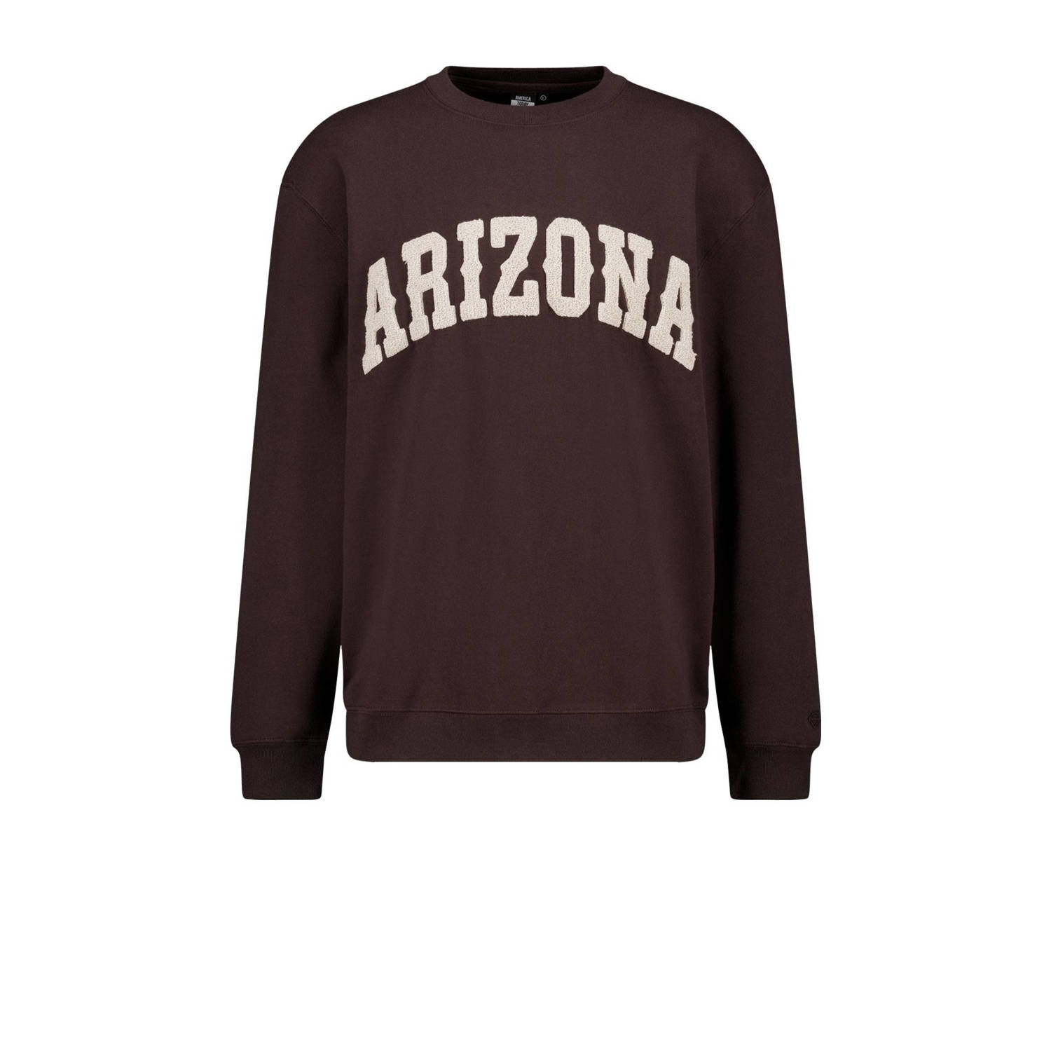 America Today sweater donkerbruin