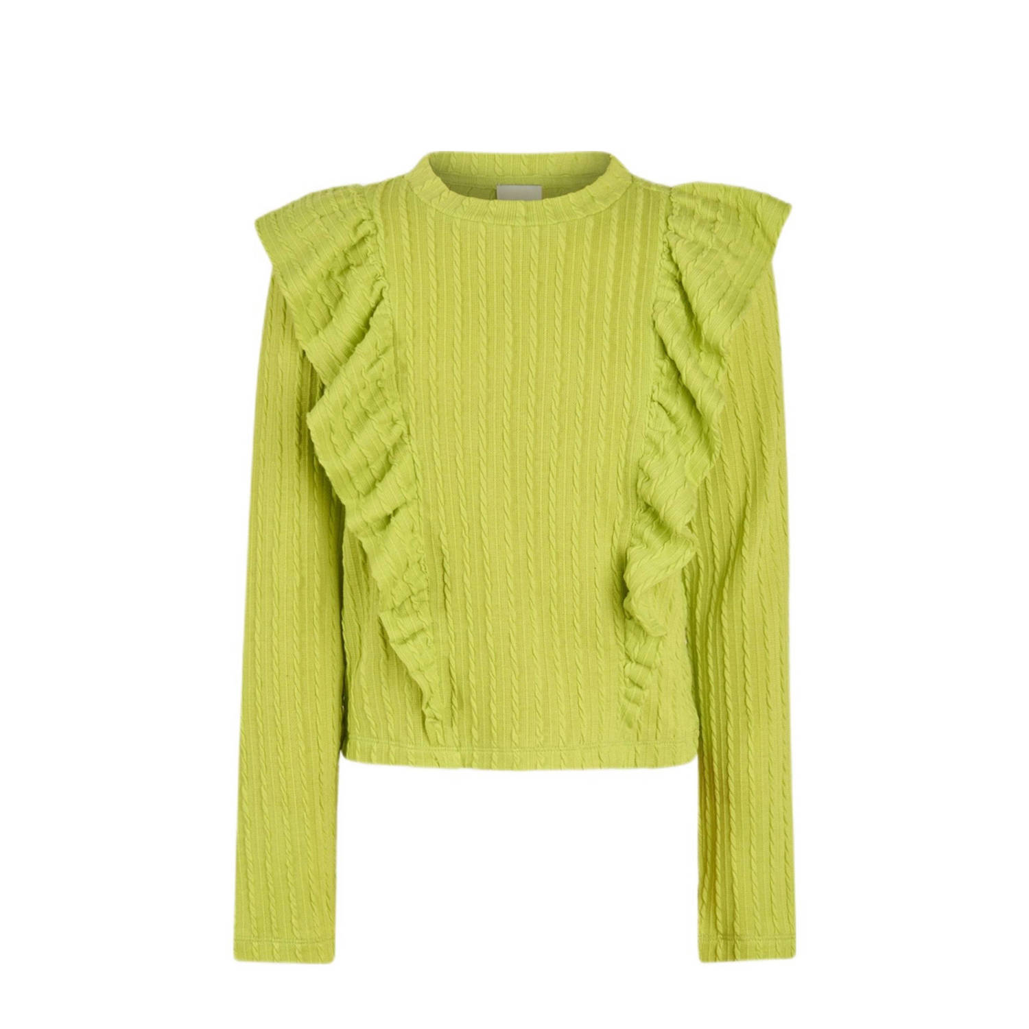 Shoeby top limegroen