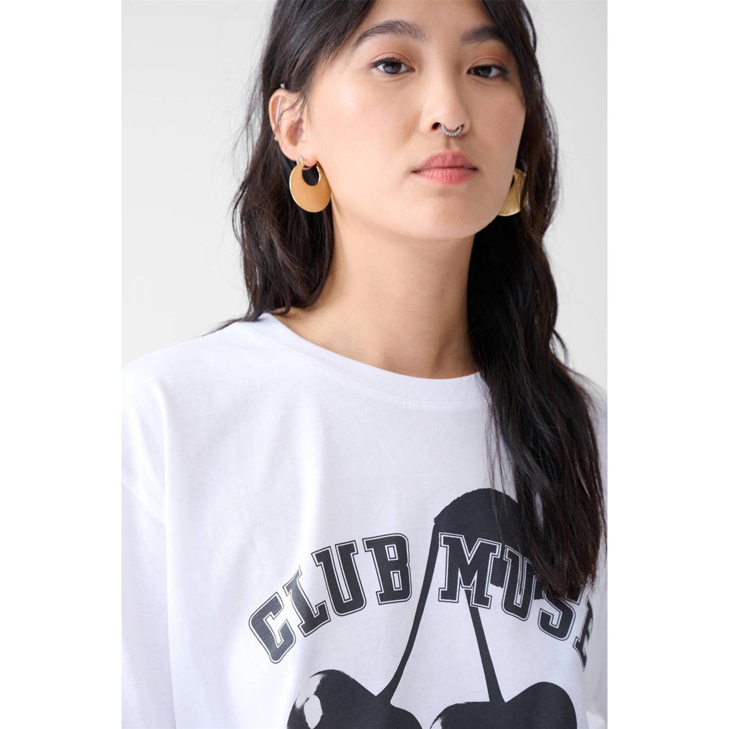 Shoeby T-shirt met printopdruk wit
