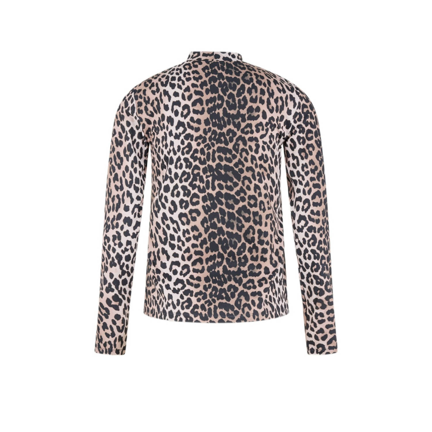 Shoeby top met panterprint bruin