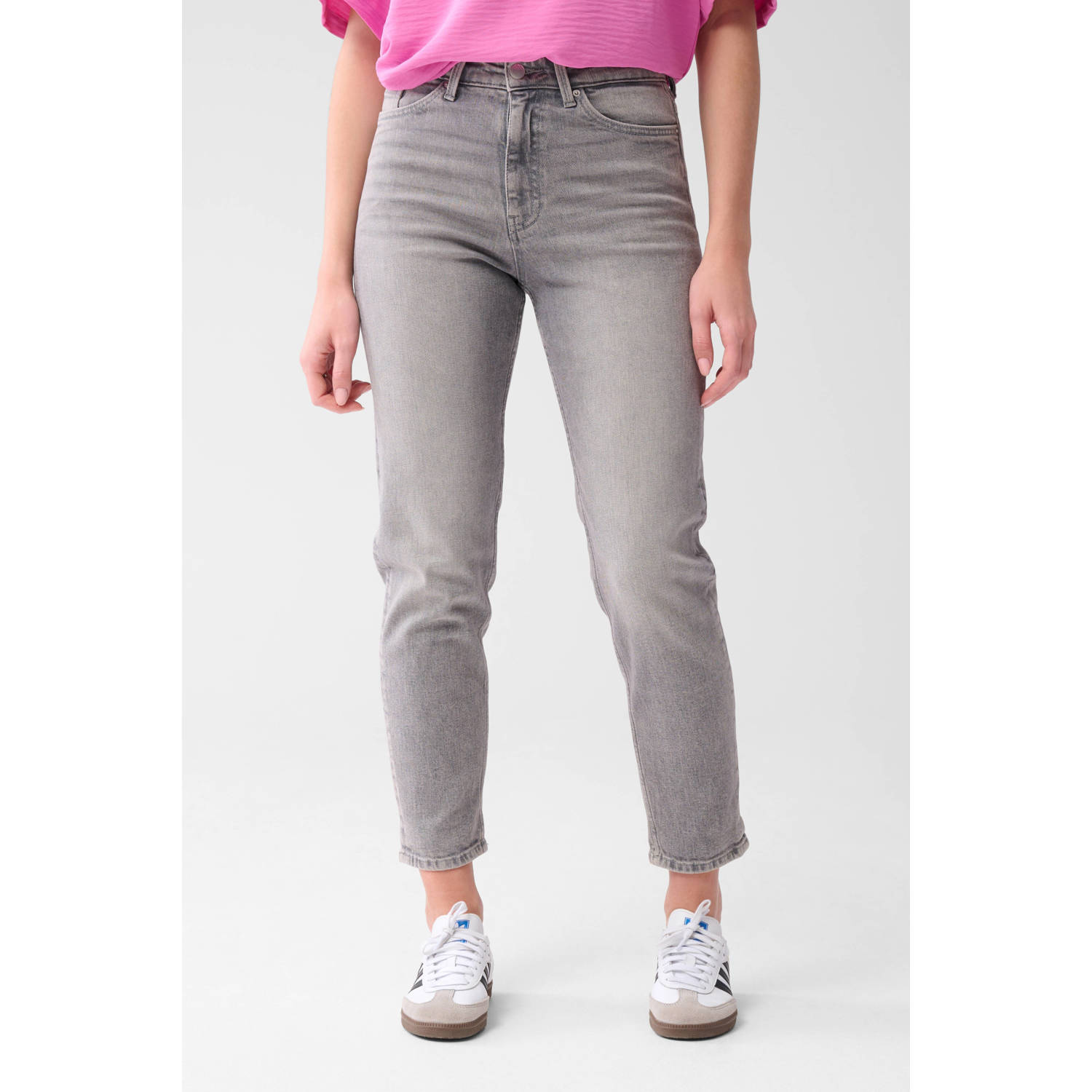 Shoeby high waist mom jeans grey denim