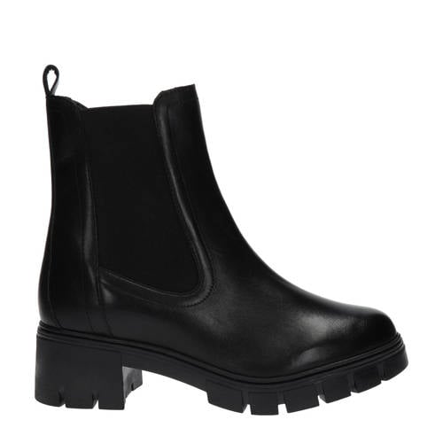 Nelson leren chelsea boots zwart afbeelding
