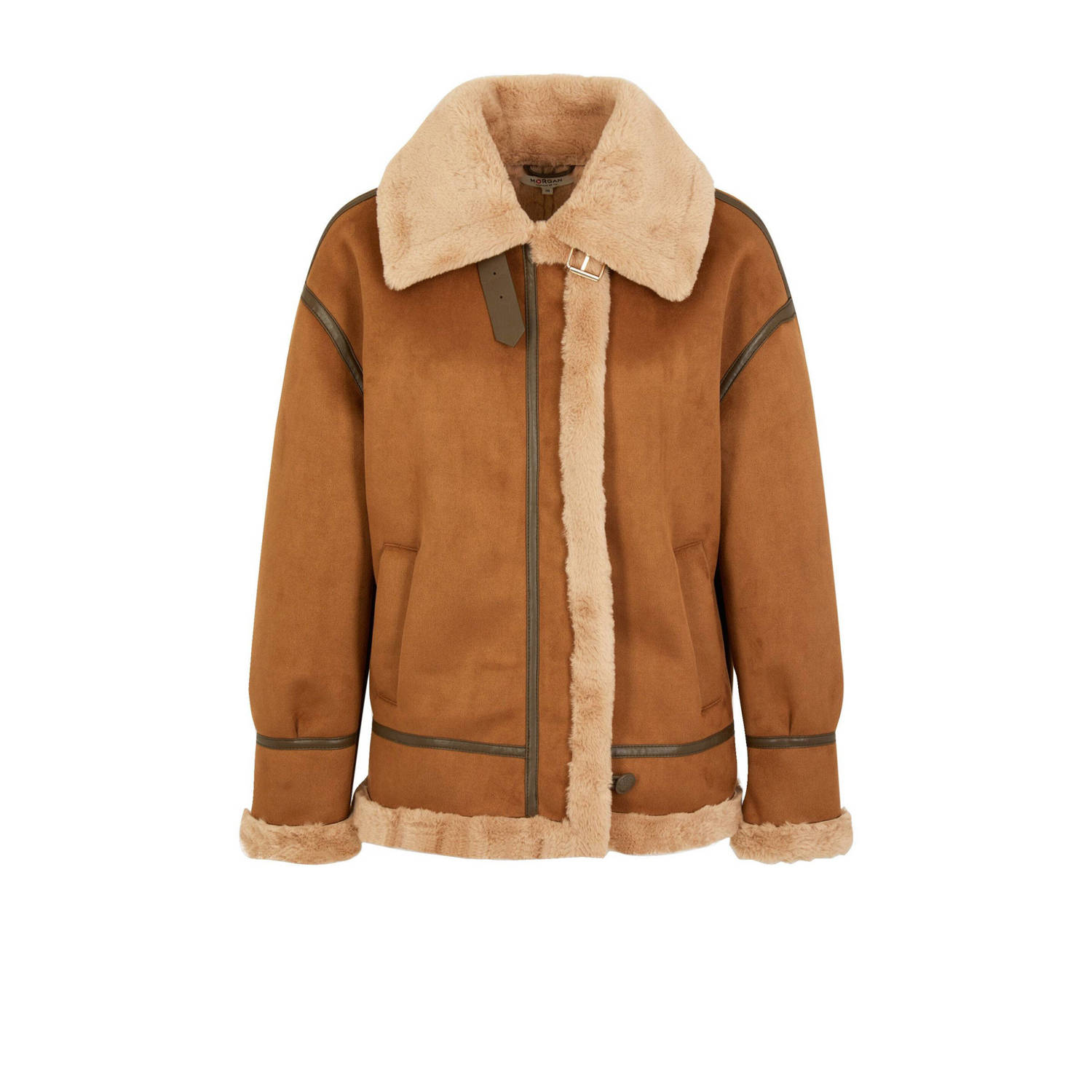 Morgan lammy coat winterjas camel