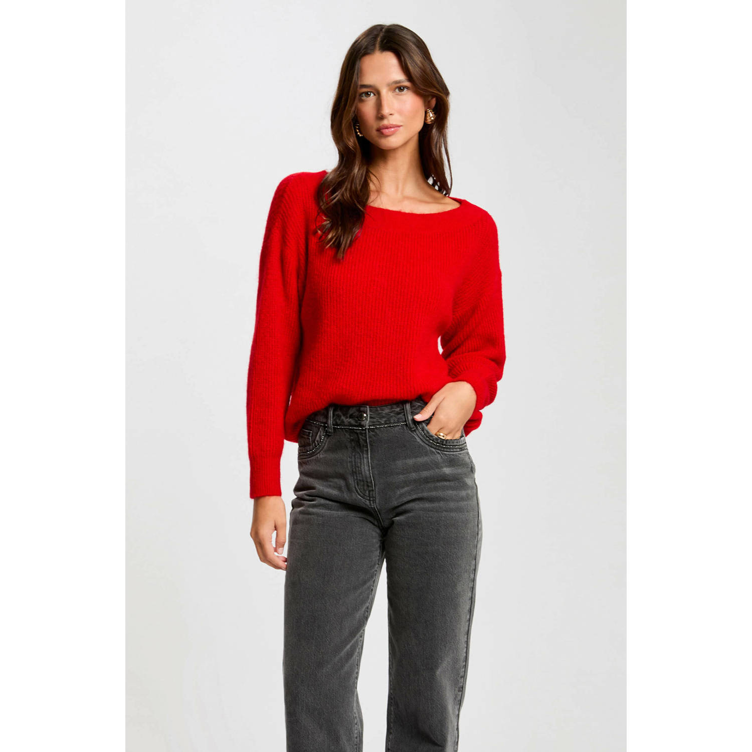 Morgan pullover rood