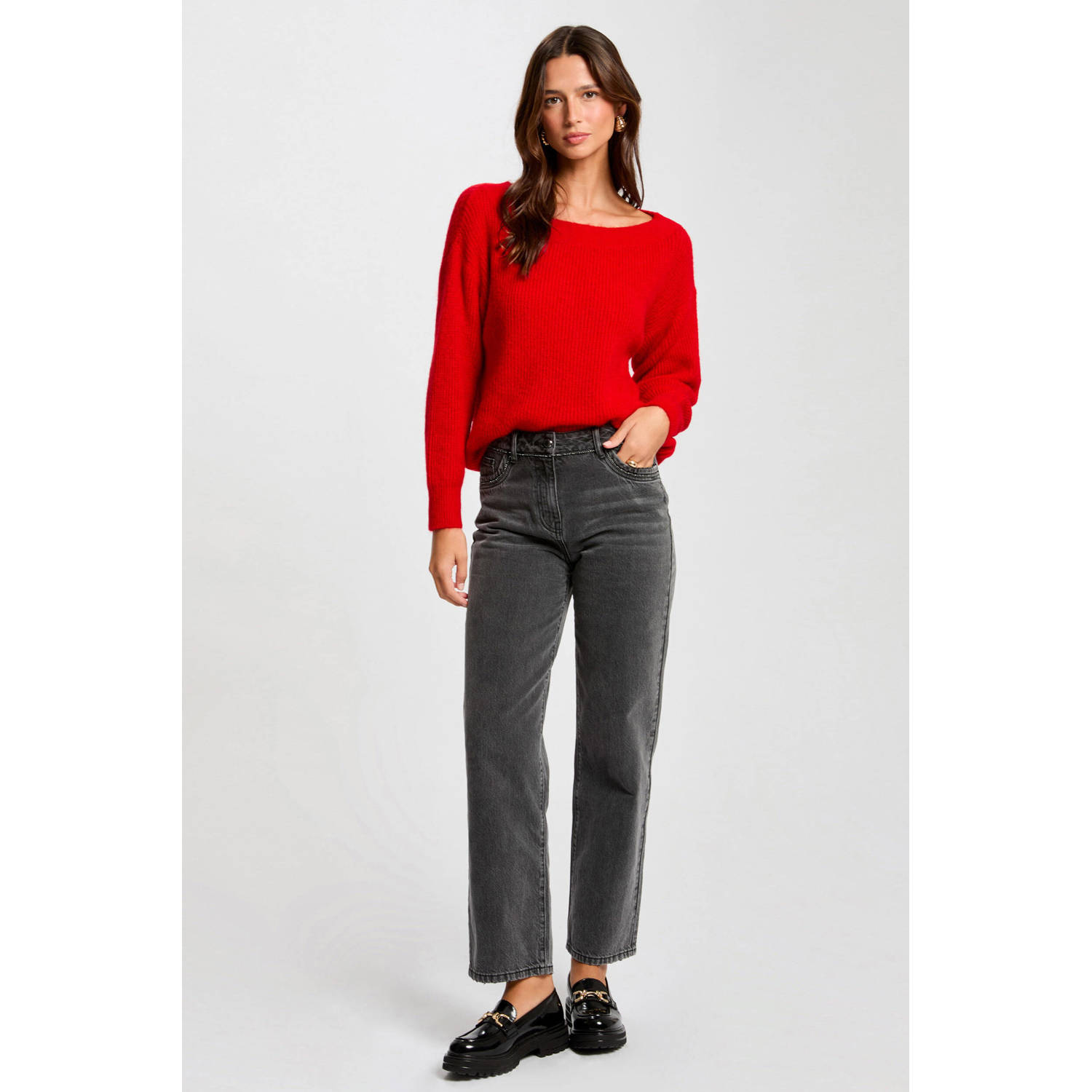 Morgan pullover rood