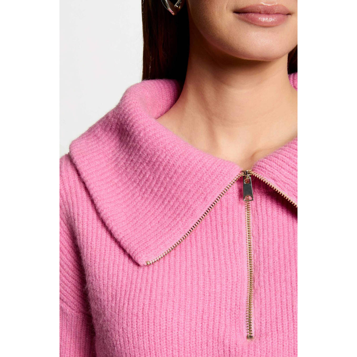 Morgan gebreide trui roze