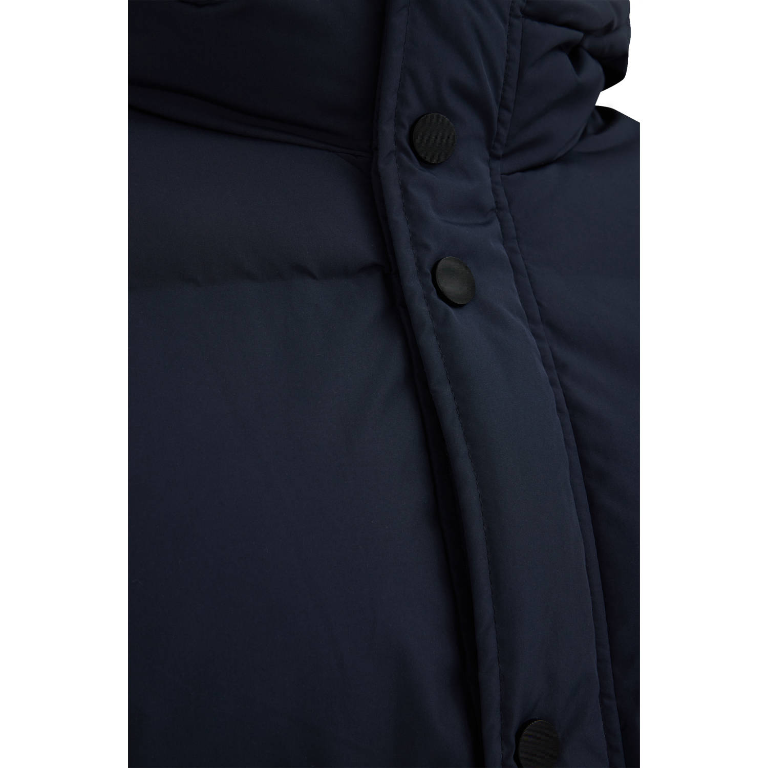 WE Fashion gewatteerde winterjas donkerblauw