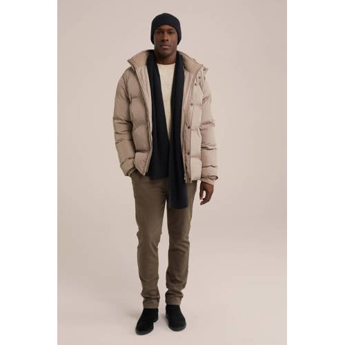 WE Fashion muts + sjaal zwart afbeelding