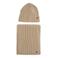 WE Fashion muts + sjaal beige