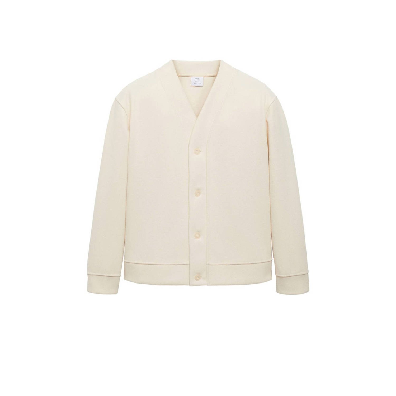 Mango Man sweatvest ecru