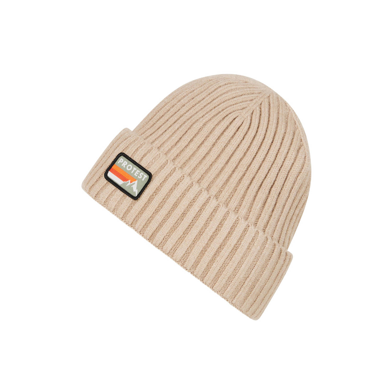 Protest muts met logo beige
