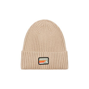 muts met logo beige