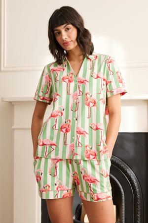 shortama groen/wit