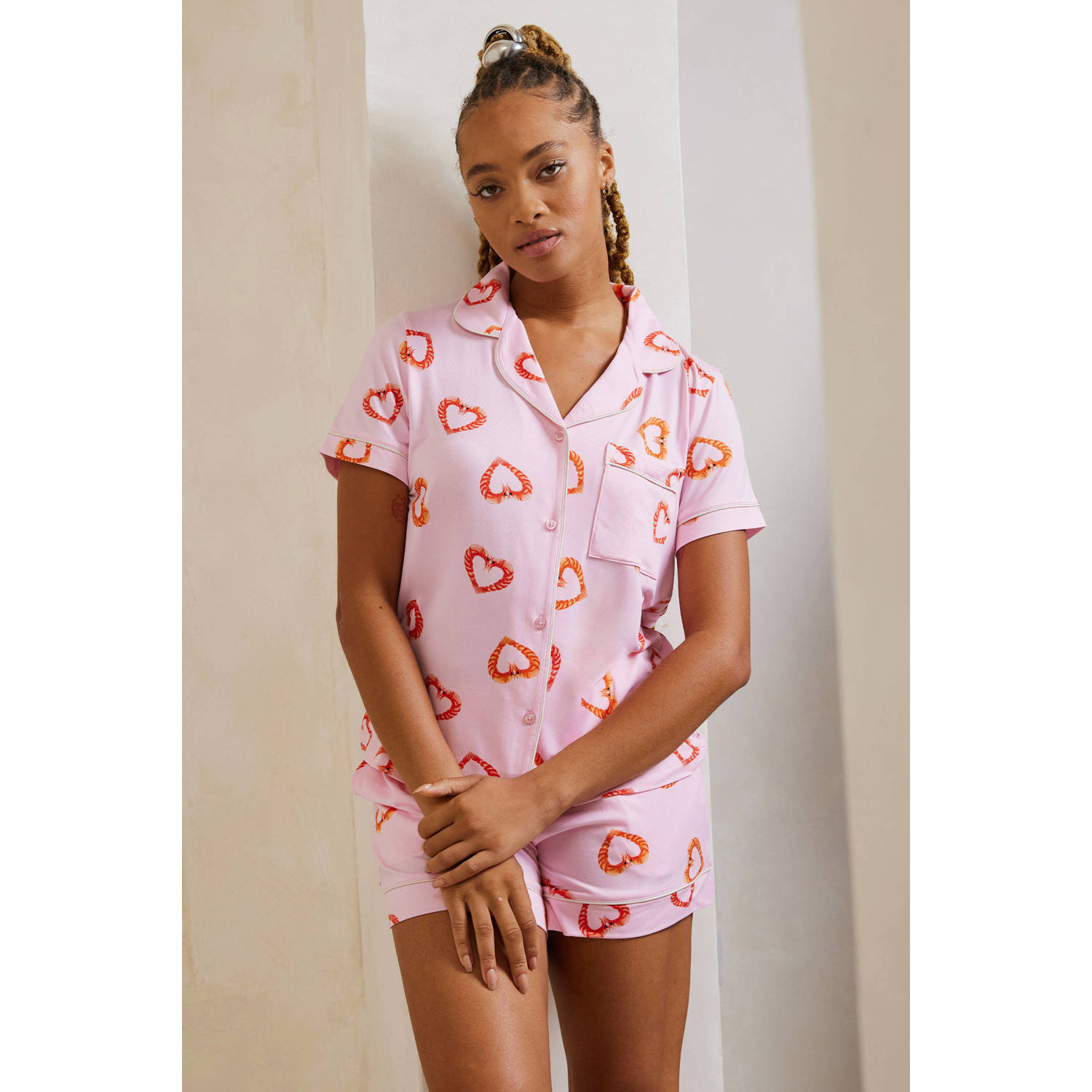 Chelsea Peers shortama roze