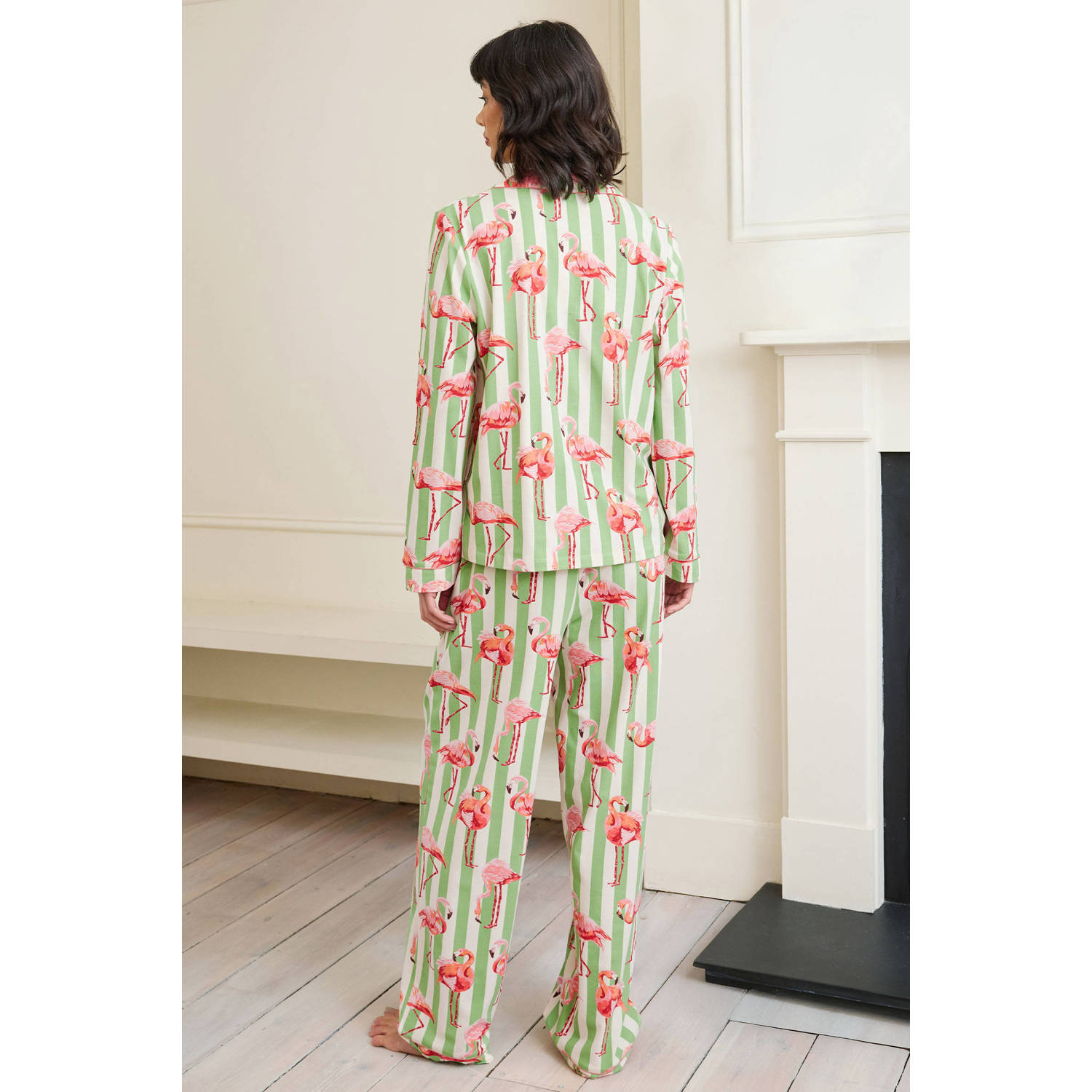 Chelsea Peers pyjama groen wit