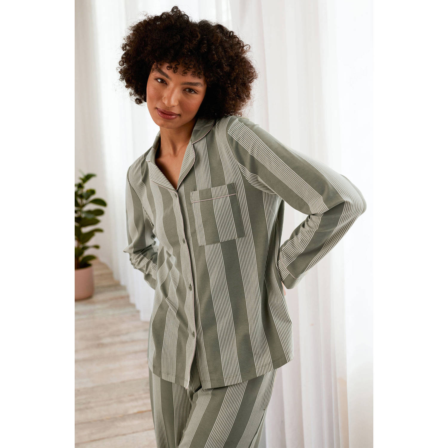 Chelsea Peers pyjama olijfgroen