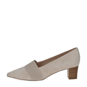   suède pumps taupe