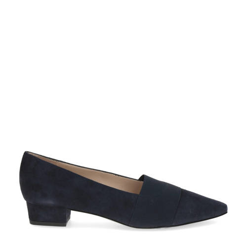 Peter Kaiser Napoli suède pumps met lage hak donkerblauw afbeelding