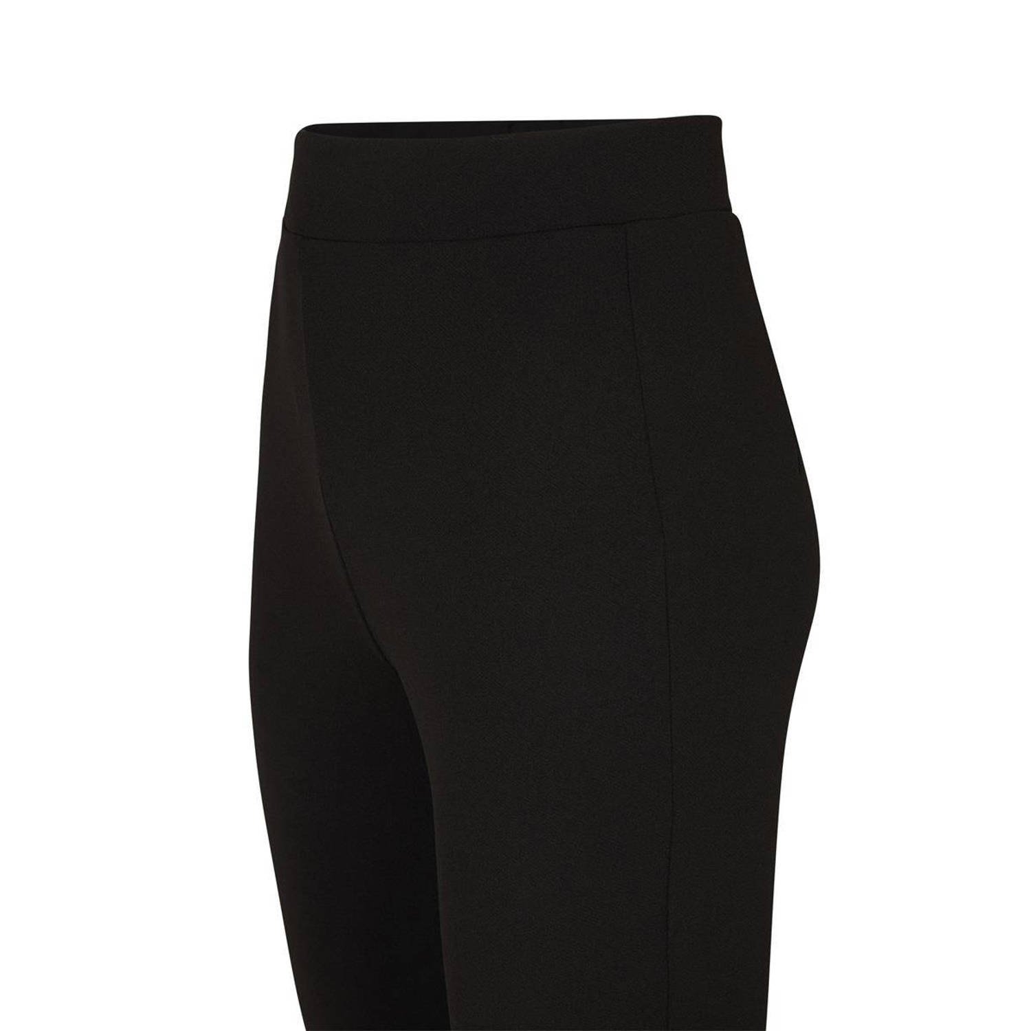 Miss Etam Lang flared broek Mara 36 inch zwart