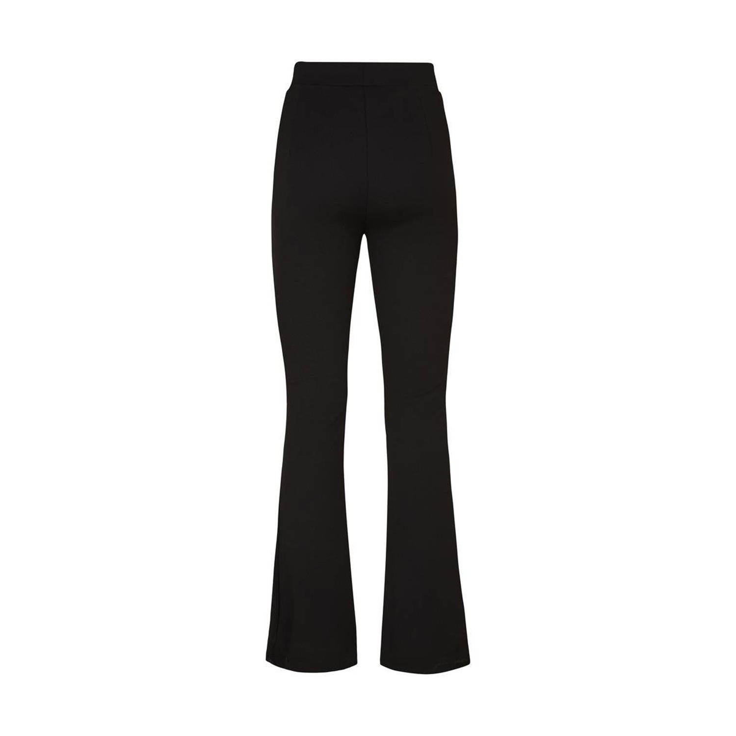 Miss Etam Lang flared broek Mara 36 inch zwart