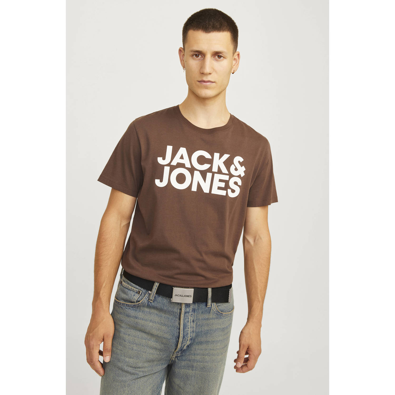 JACK & JONES riem JACSIMON zwart