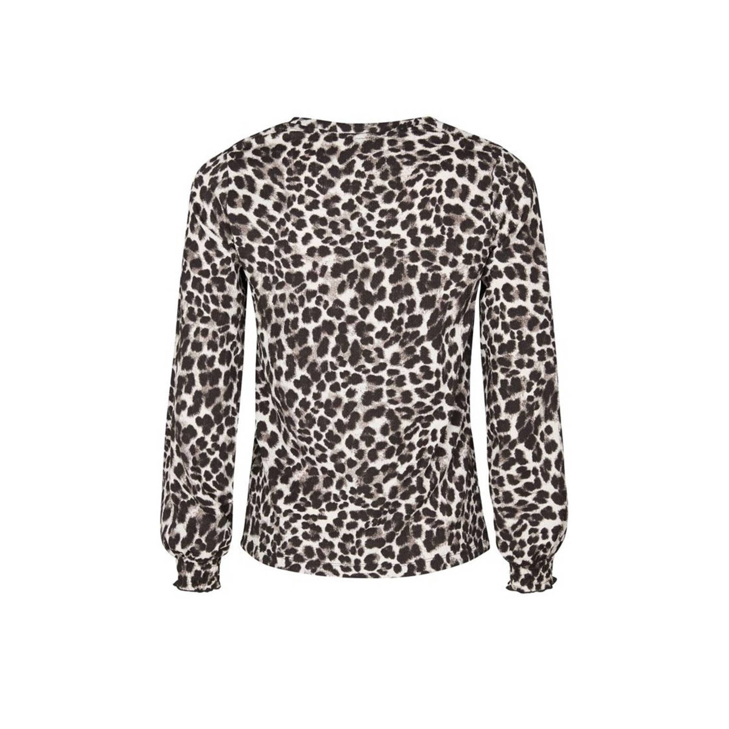 Miss Etam top Hailey met panterprint