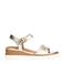 No Stress leren sandalen goud