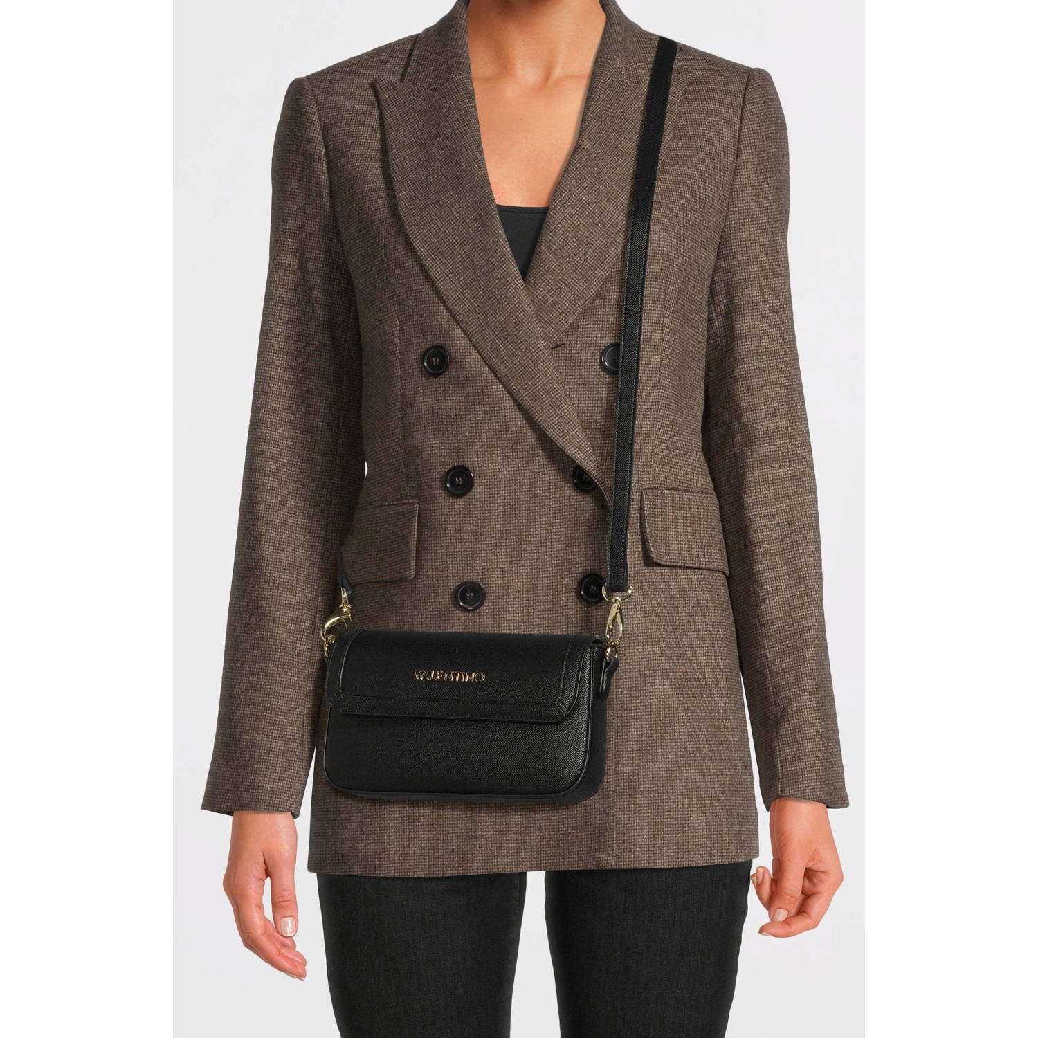 Valentino Bags crossbody tas Ivy zwart