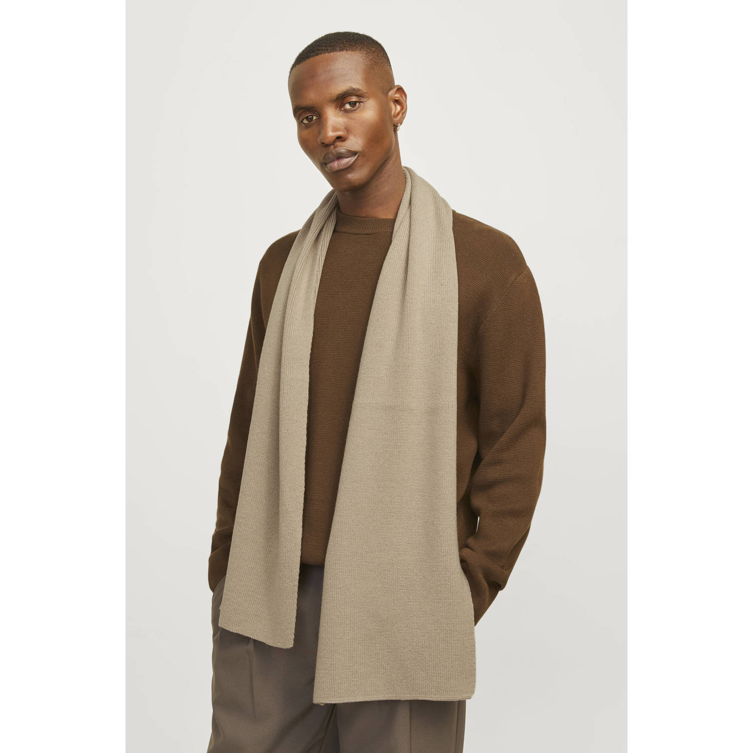 Jack & Jones Gebreide sjaal JACDNA KNIT SCARF NOOS