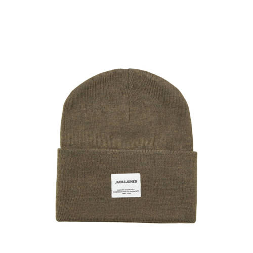 JACK & JONES muts JACLONG kaki afbeelding