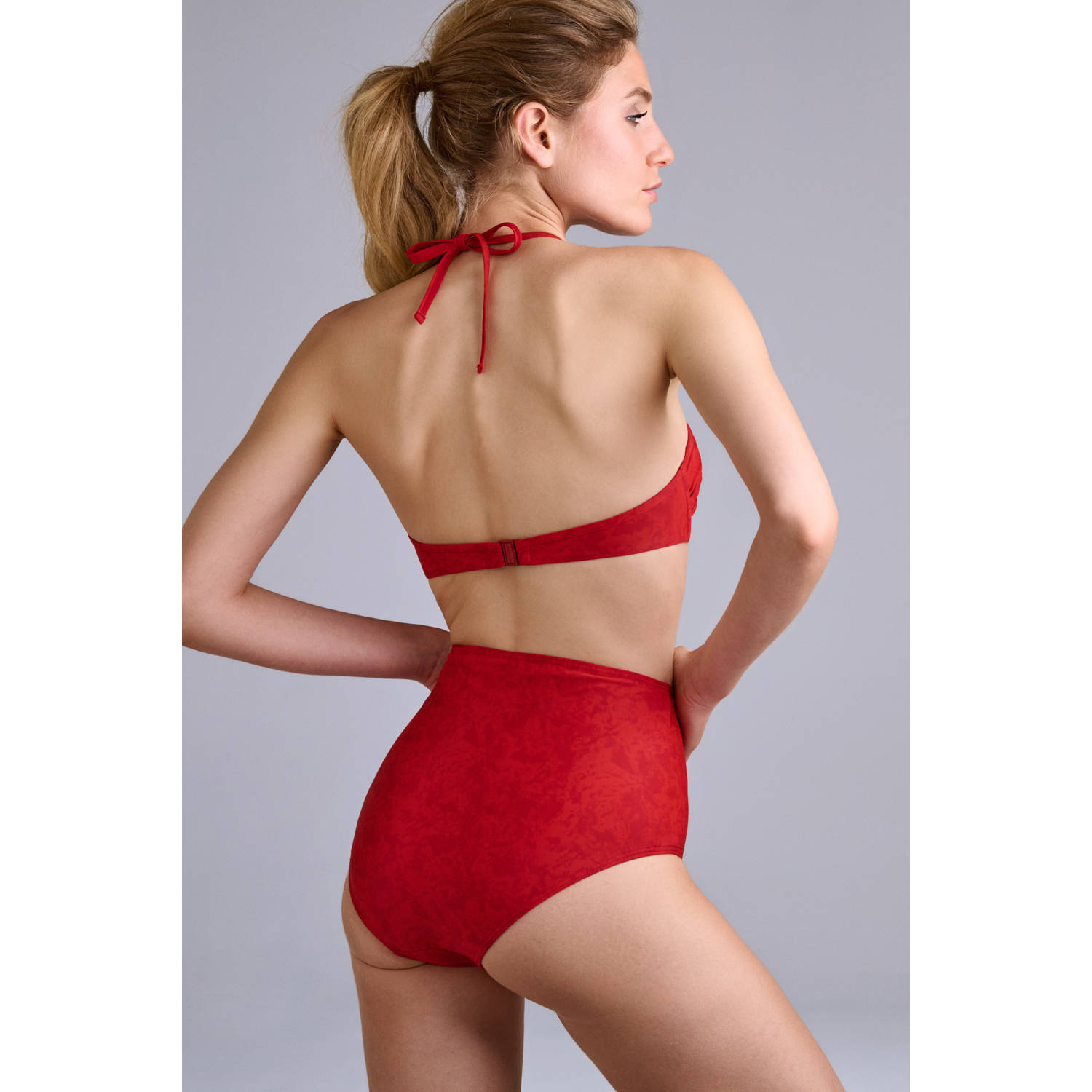 marlies dekkers high waist bikinibroekje Acapulco rood