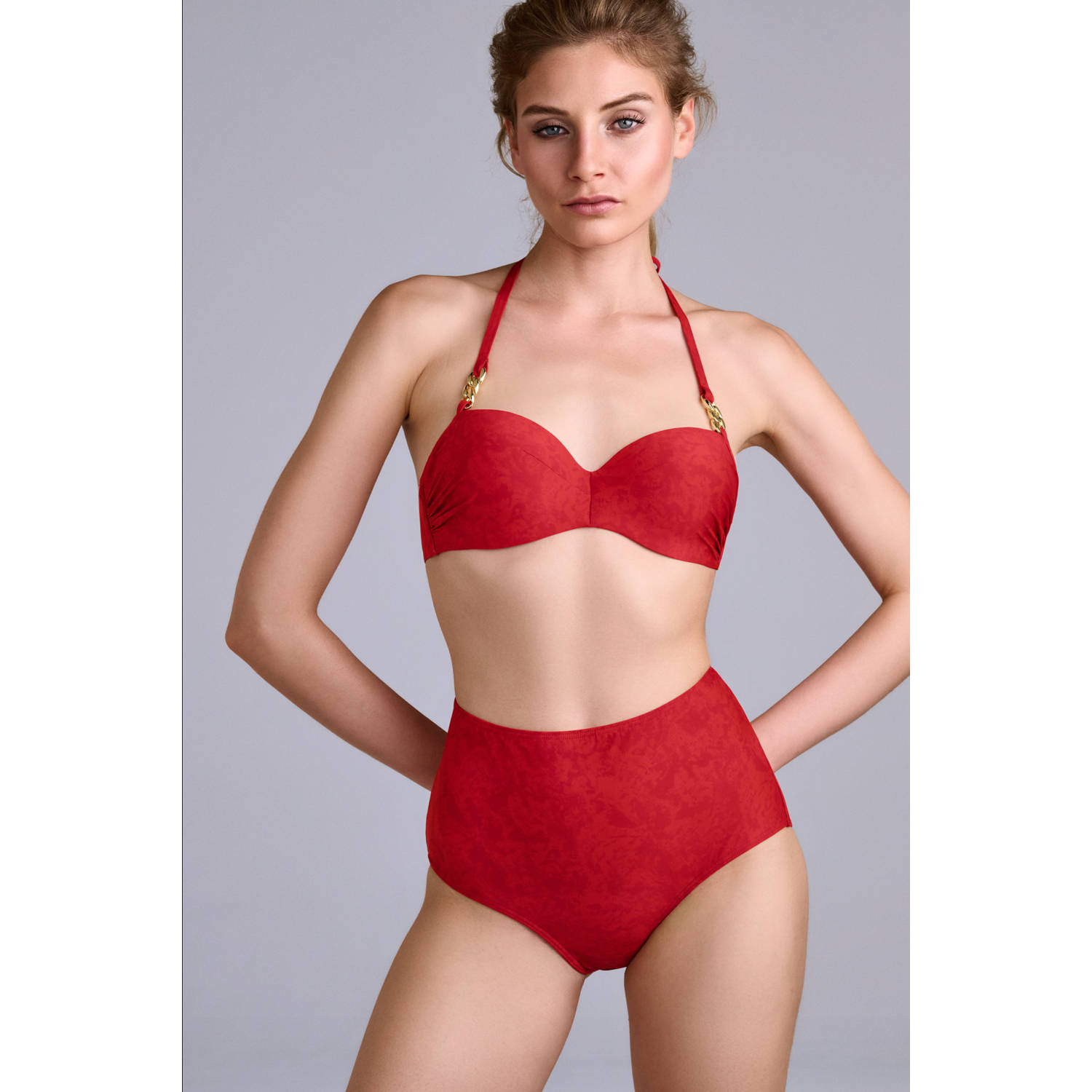 Marlies dekkers high waist bikinibroekje Acapulco rood