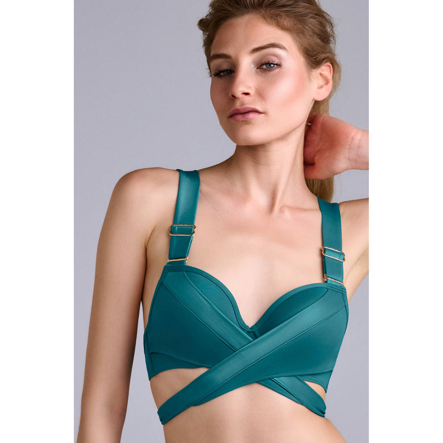 marlies dekkers voorgevormde beugel bikinitop Cache Coeur petrol